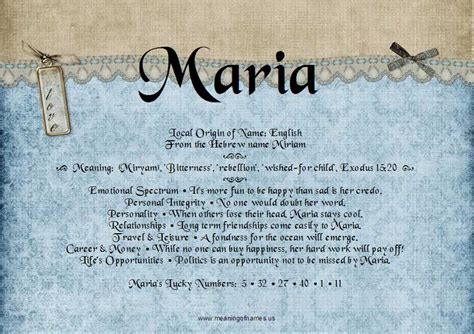 maria bedeutung name|maria girls name.